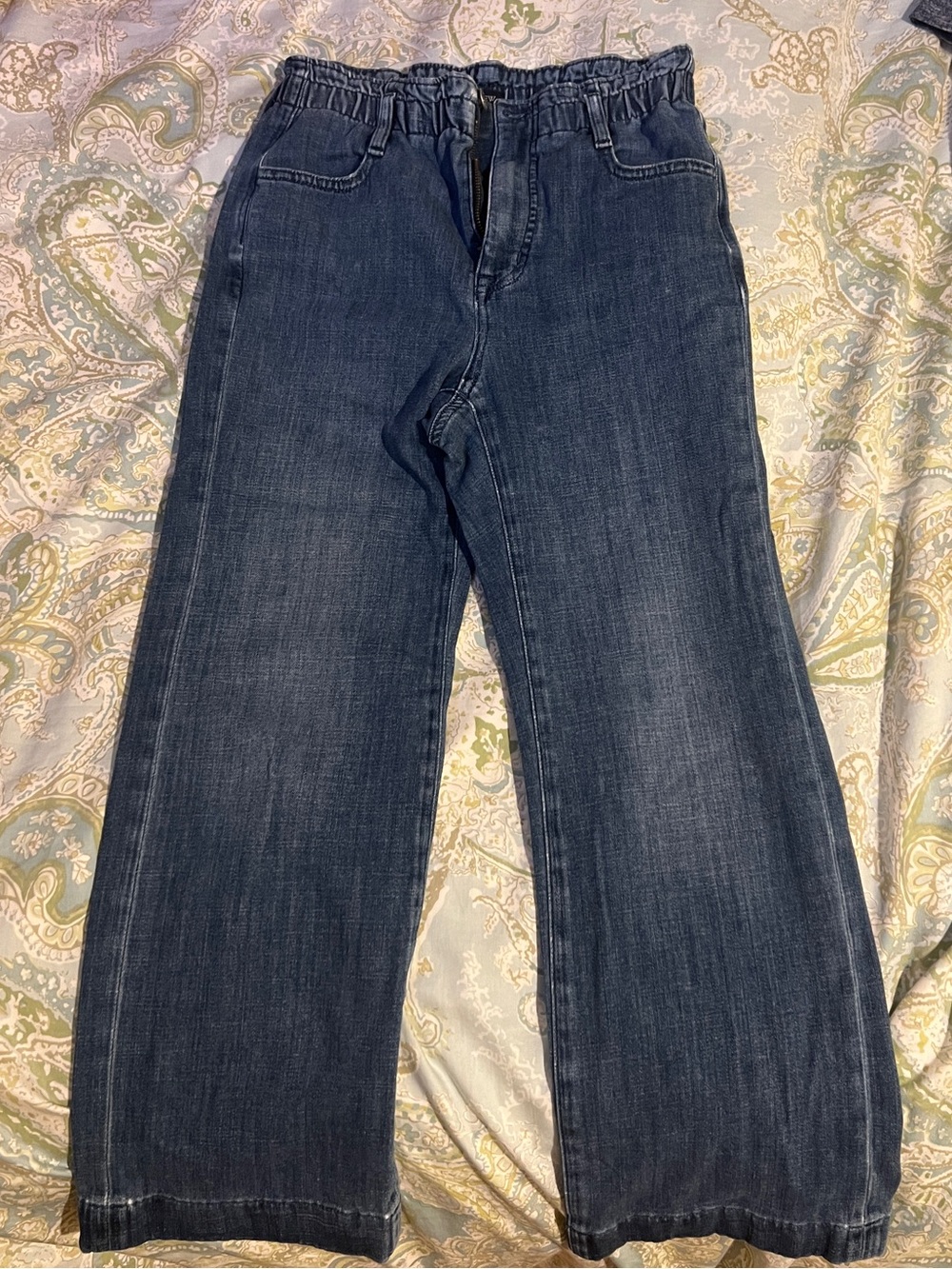 J. Crew Dark Blue Relaxed Jeans - Elastic Waist